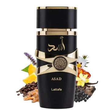 Lattafa Asad Eau de Parfum for Men 3.4 Oz 100ml Spray