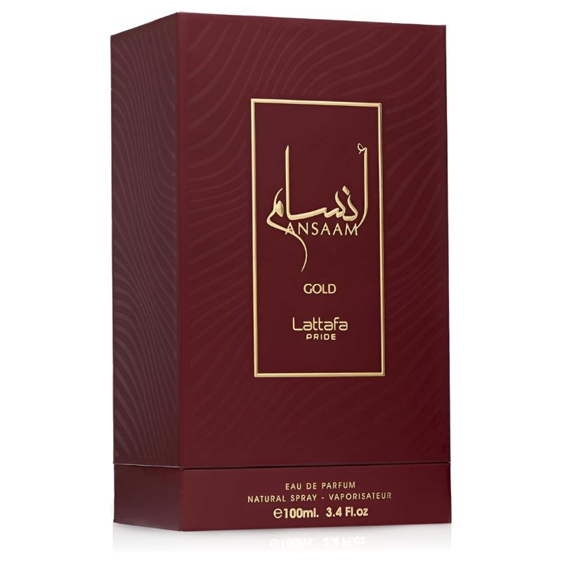 Lattafa Pride Ansaam Gold Eau de Parfum for Everyone 3.4 Oz 100ML