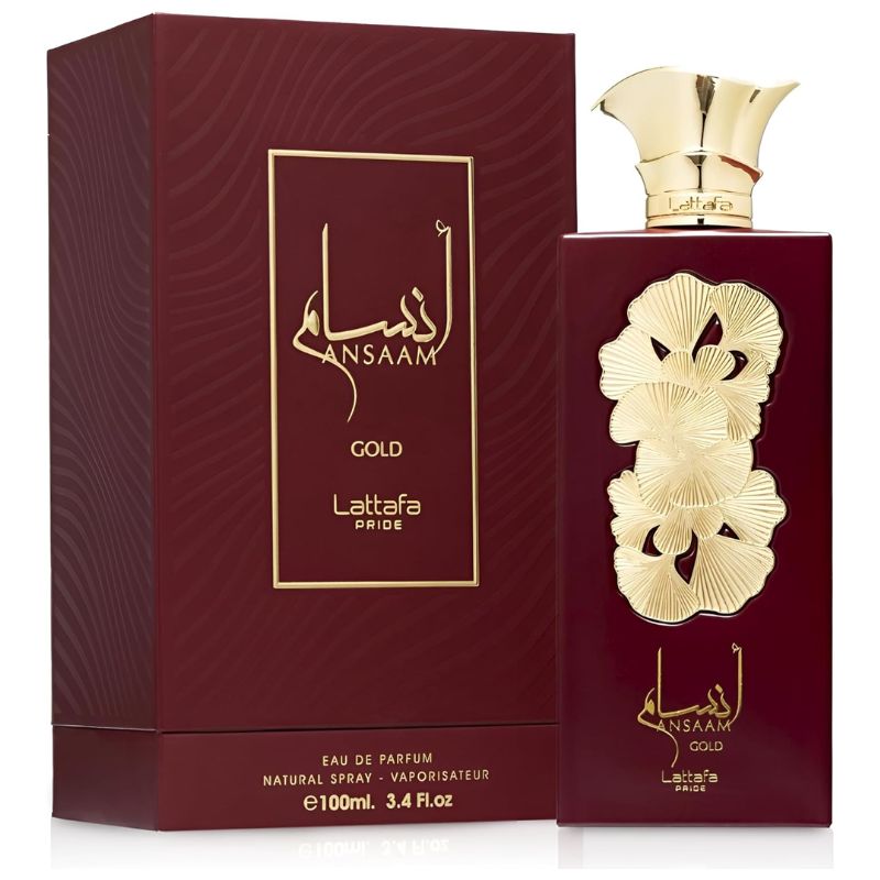 Lattafa Pride Ansaam Gold Eau de Parfum for Everyone 3.4 Oz 100ML