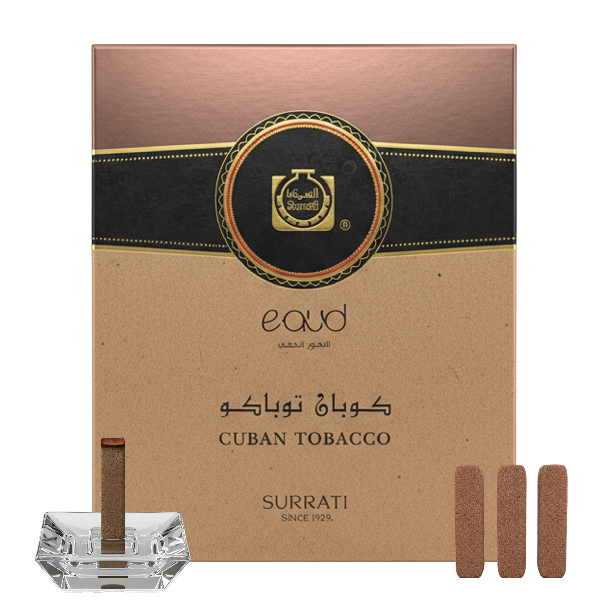 Cuban Tobacco | E-Oud Bakhoor Sticks | 16 Sticks