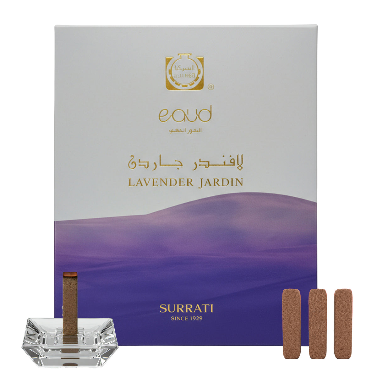 Lavender Jardin | E-Oud Bakhoor Sticks | 16 Sticks | 75g