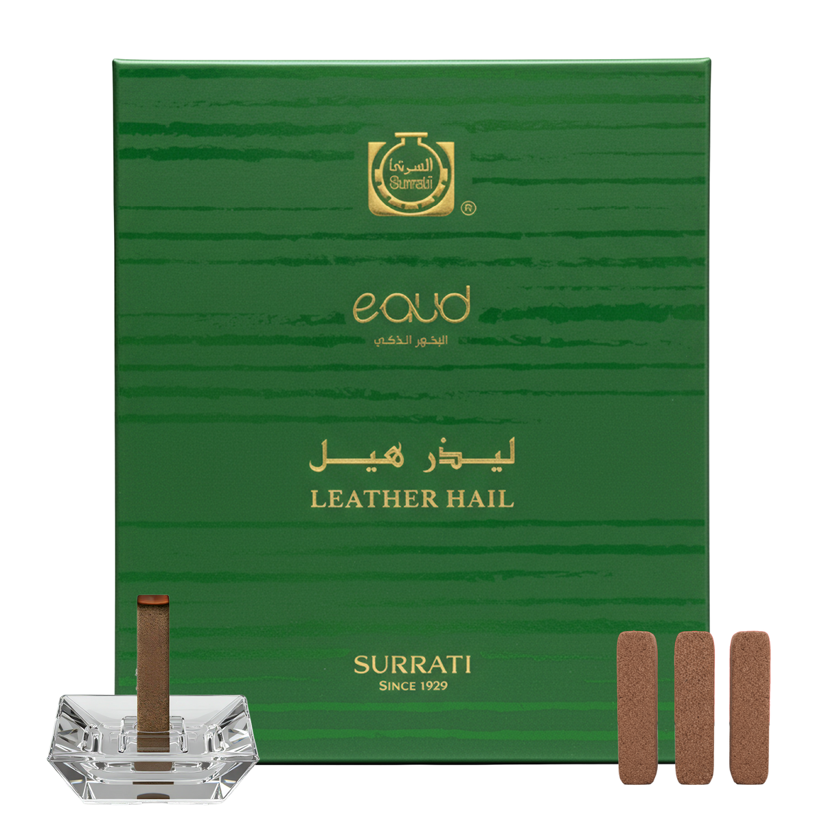 Leather Hail | E-Oud Bakhoor Sticks | 16 Sticks | 75g
