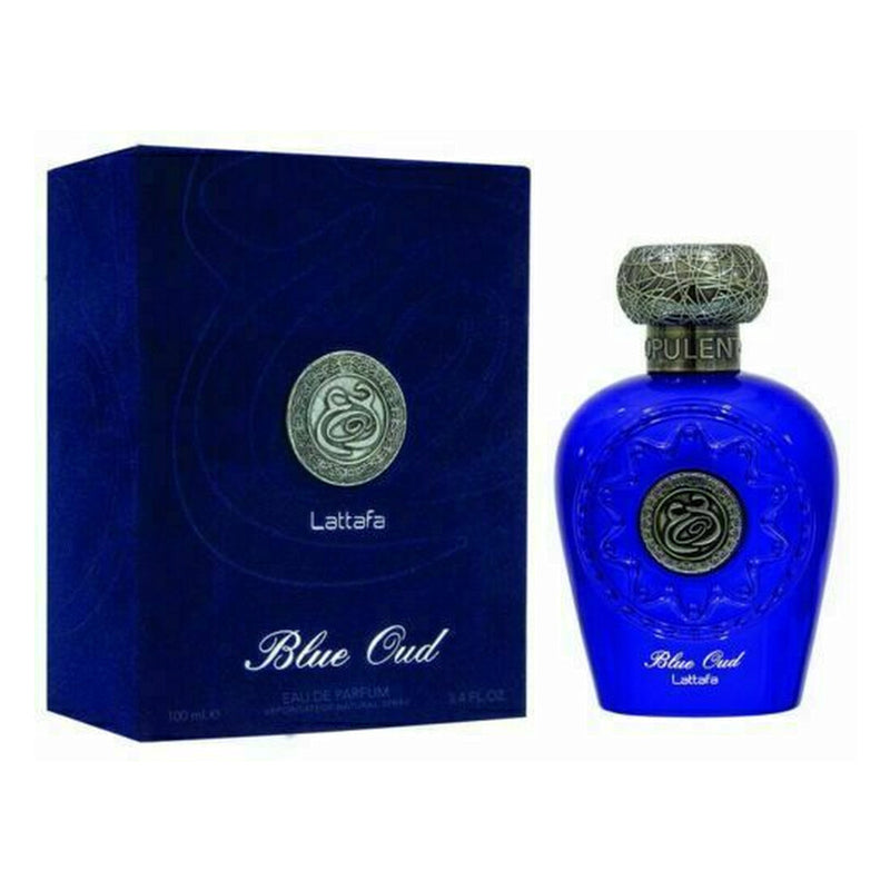 Lattafa Blue Oud EDP Eau de Parfum für Unisex Düfte 3.4 Oz 100ml