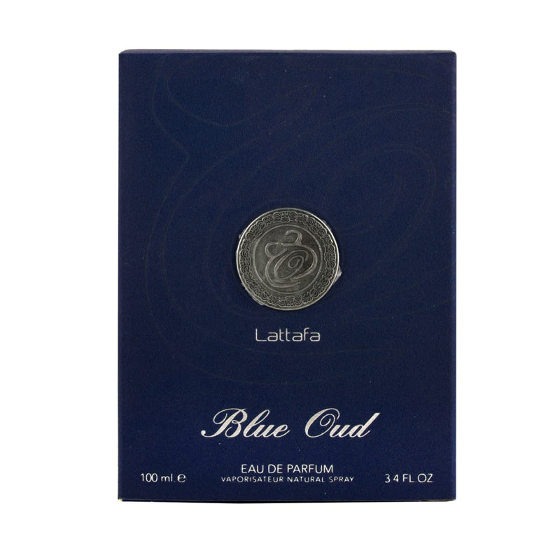 Lattafa Blue Oud EDP Eau de Parfum für Unisex Düfte 3.4 Oz 100ml