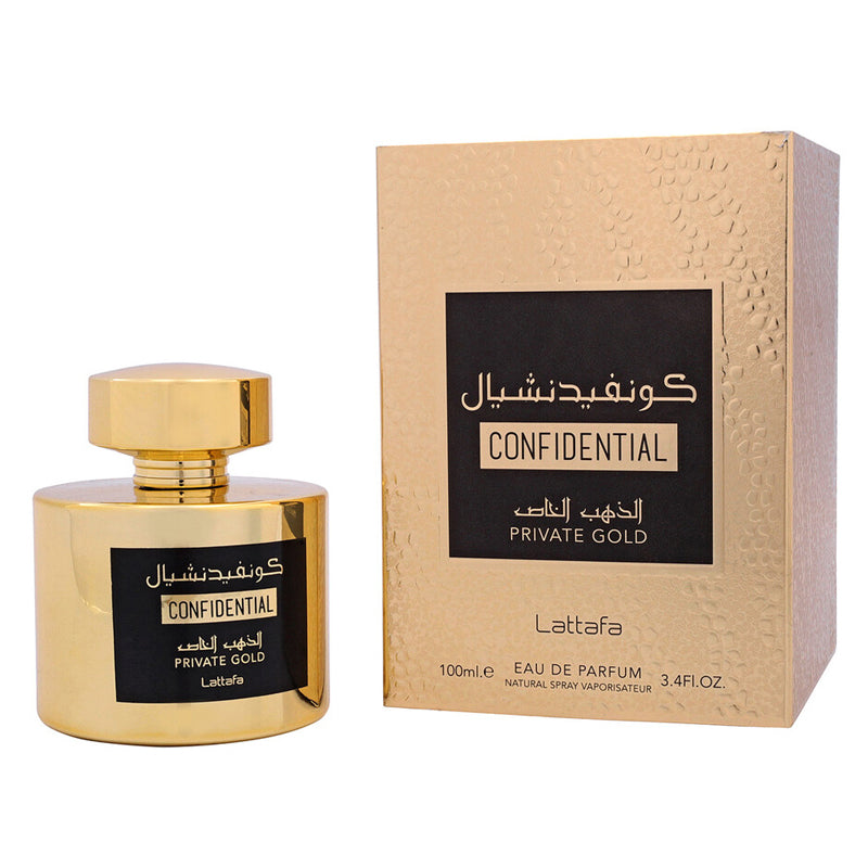 Lattafa Confidential Private Gold EDP Eau de Parfum für Unisex 100ml
