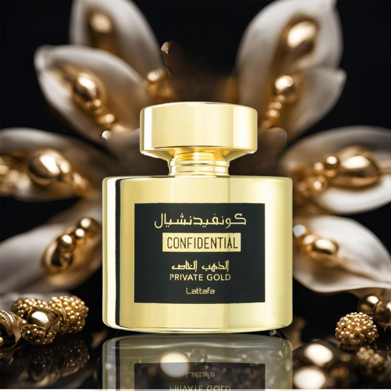 Lattafa Confidential Private Gold EDP Eau de Parfum für Unisex 100ml