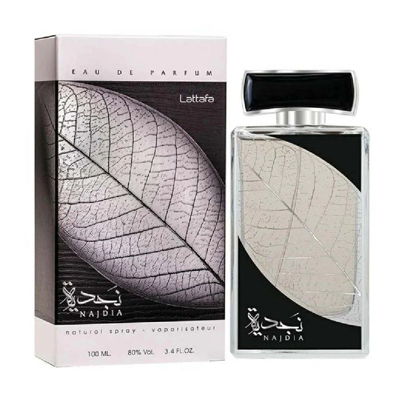 Lattafa Najdia for Men EDP Eau De Perfume with 1.7 Oz Deo 50ml and 3.4 Oz Spray 100ml