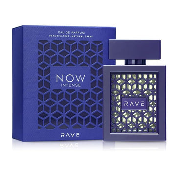Lattafa Now Intense By Rave EDP Eau de Perfume for Mens Fragrances 3.4 Oz 100ml