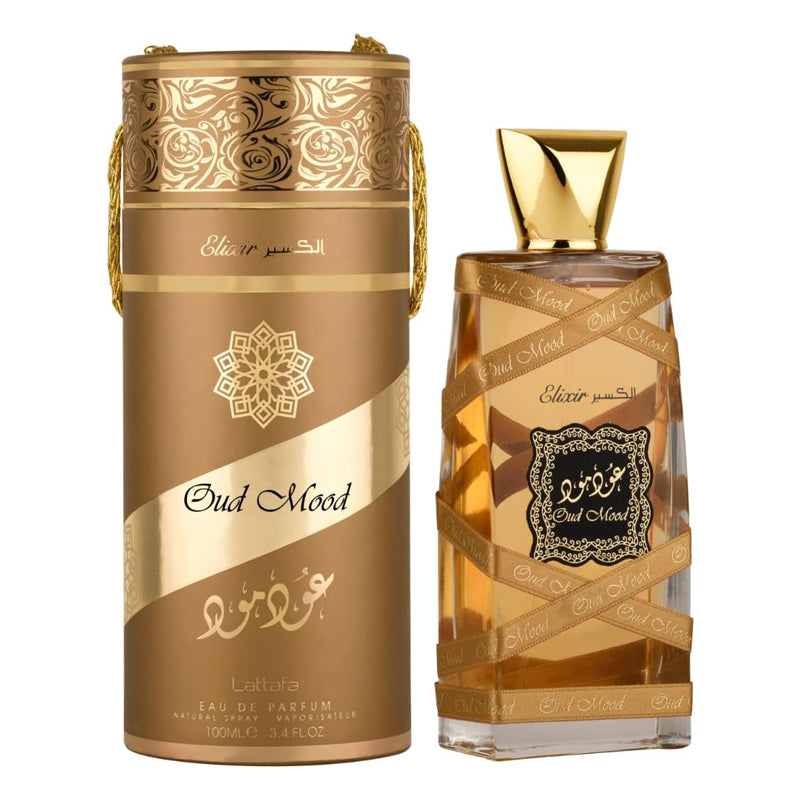 Lattafa Oud Mood Elixir EDP Eau de Parfum für Jeden 3.4 Oz 100ml