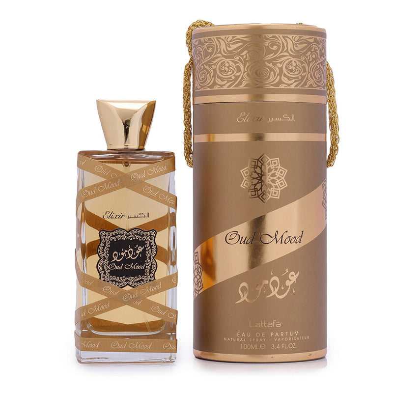 Lattafa Oud Mood Elixir EDP Eau de Parfum for Everyone 3.4 Oz 100ml