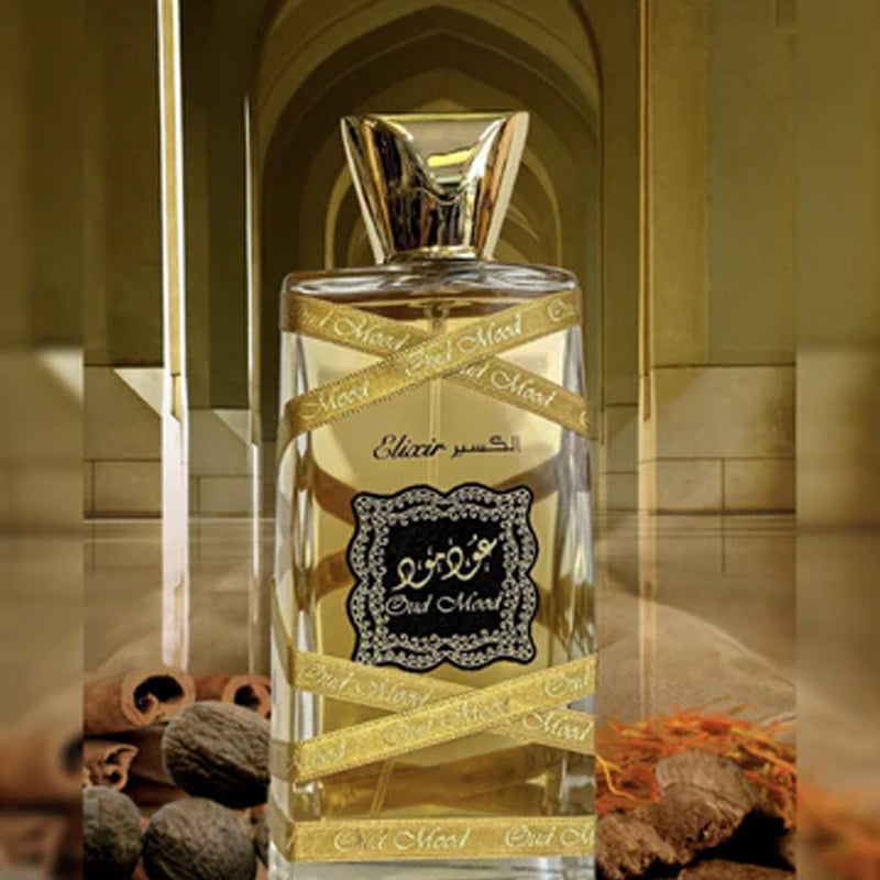 Lattafa Oud Mood Elixir EDP Eau de Parfum for Everyone 3.4 Oz 100ml