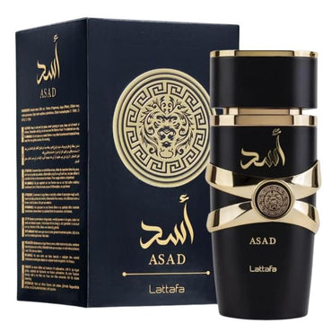 Lattafa Asad Eau de Parfum for Men 3.4 Oz 100ml Spray