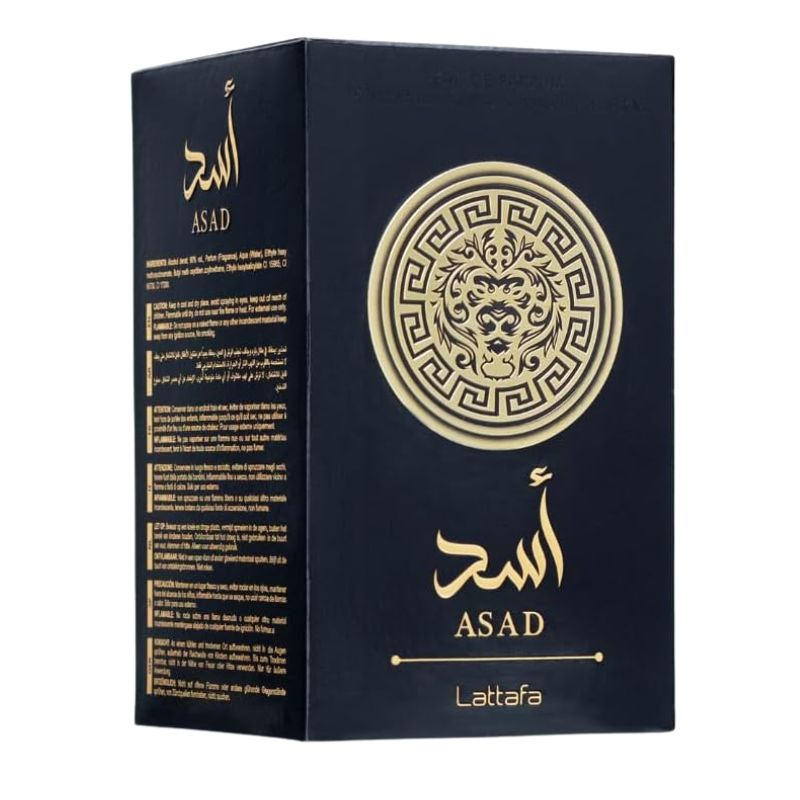 Lattafa Asad Eau de Parfum for Men 3.4 Oz 100ml Spray
