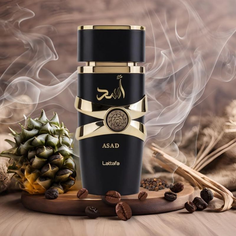 Lattafa Asad Eau de Parfum for Men 3.4 Oz 100ml Spray