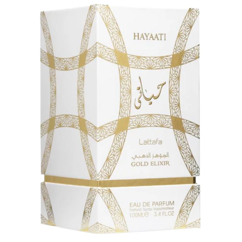 Lattafa Hayaati Gold Elixir Eau de Parfum for Everyone 3.4 Oz 100ml