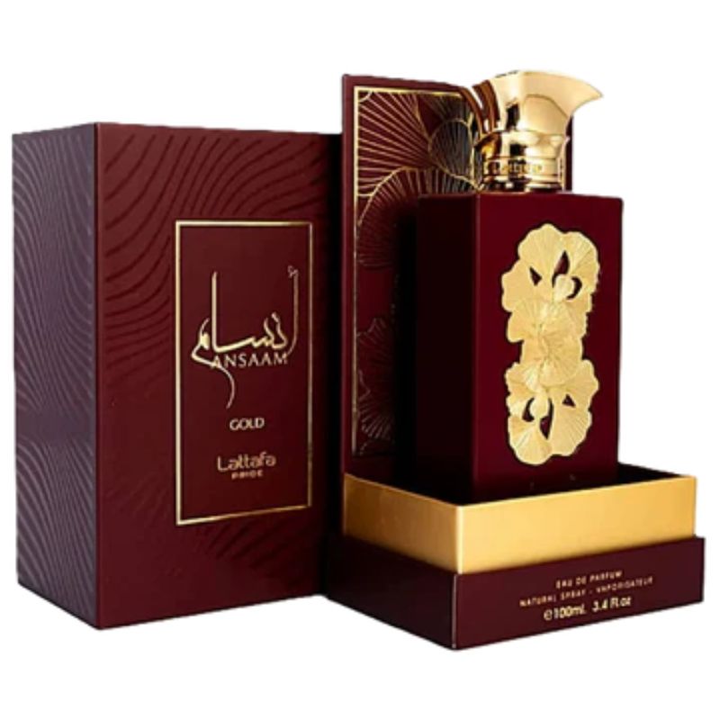 Lattafa Pride Ansaam Gold Eau de Parfum for Everyone 3.4 Oz 100ML