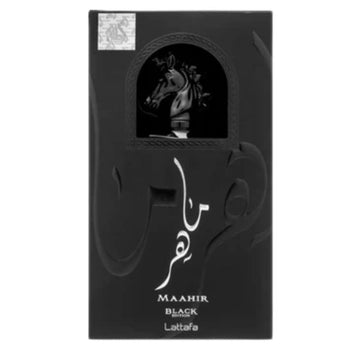 Lattafa Maahir Black Edition Eau de Parfum Spray for Everyone 3.4 Oz 100ml