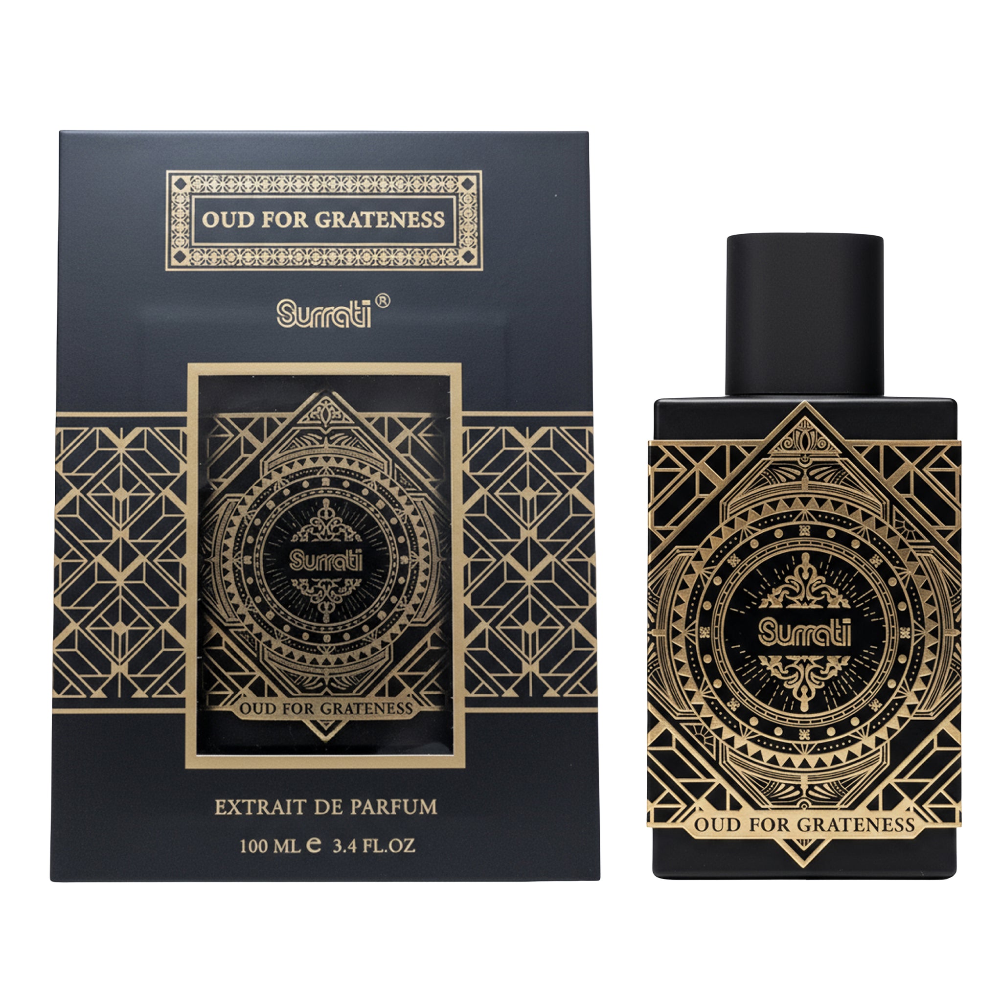 Surrati Oud For Grateness Extrait De Parfum 3.4Oz 100ml