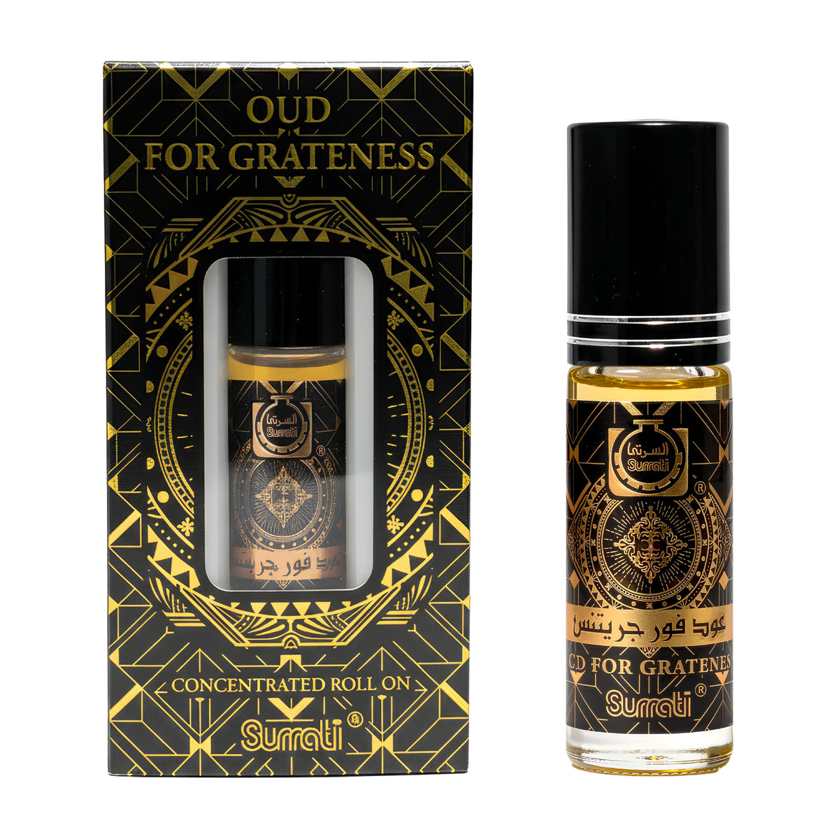 Surrati Oud for Grateness - 6ml Roll-on Perfume Oil
