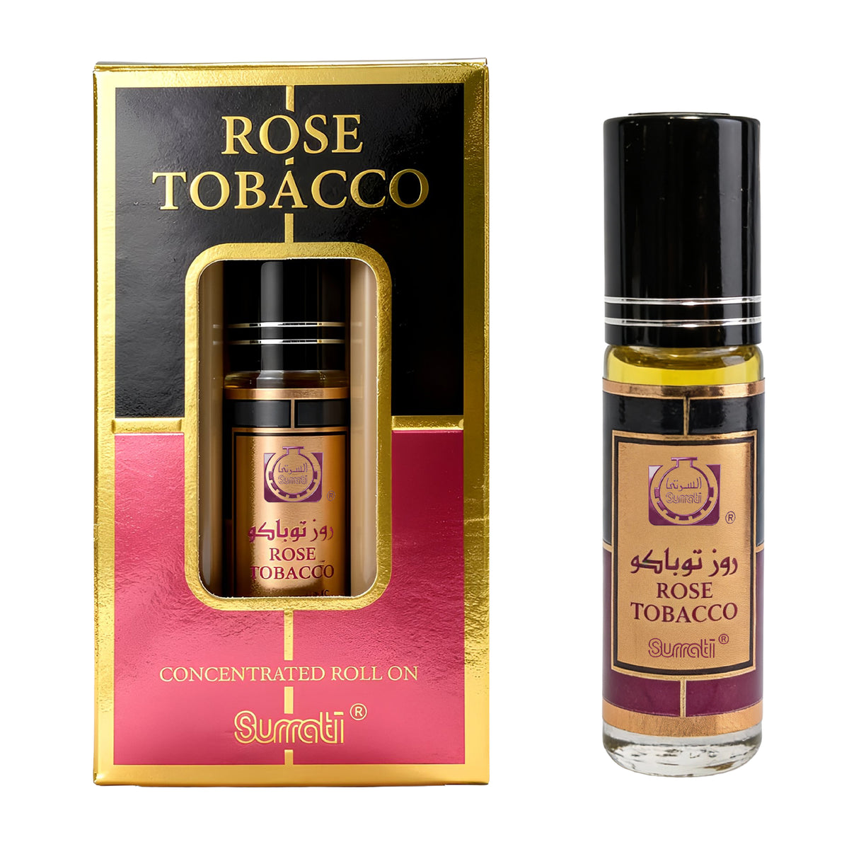 Surrati Rose Tobacco - 6ml Roll-on Perfume Oil