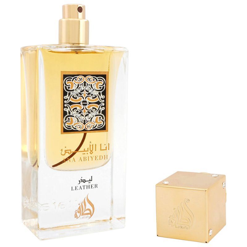 Lattafa Ana Abiyedh Leather [I am White] Unisex EDP Perfume Spray 