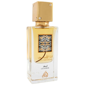 Lattafa Ana Abiyedh Leather [I am White] Unisex EDP Perfume Spray 60ml 2.Oz